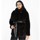 Black mink jacket