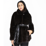 Black mink jacket