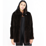 Black mink jacket