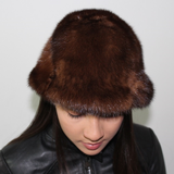 Brown Mink hat