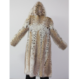 Lynx coat with hood