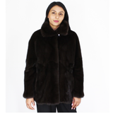 Black mink jacket