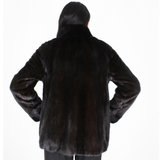 Black mink jacket