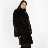 Demi-buff mink coat