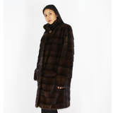 Demi-buff mink coat