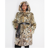  Lynx pieces coat with hood