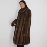 Wild glow mink coat