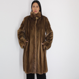 Pastel mink coat