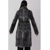 Astrakhan grey coat