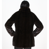 Black mink jacket