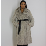 Sapphire mink pat coat