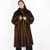 Demi-buff mink coat