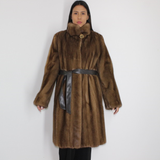 Pastel mink coat