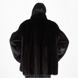 Black mink jacket