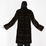 Demi-buff mink coat