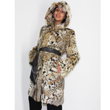  Lynx pieces coat with hood