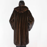 Demi-buff mink coat