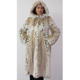 Lynx coat with hood