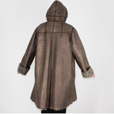 Exclusive Wieckie lamb coat with hood