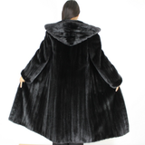 Black mink coat