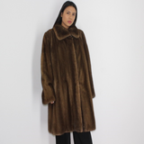 Wild glow mink coat