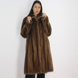 Wild glow mink coat