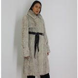 Sapphire mink pat coat