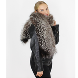 Silver fox stole/scarf