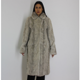 Sapphire mink pat coat