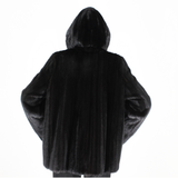 Blackglama mink jacket with hood