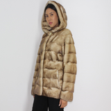 Sahara mink jacket with hood