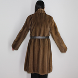 Pastel mink coat