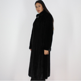 Black mink coat