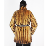 Black-golden Fitch coat