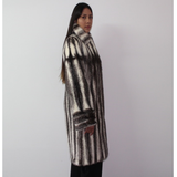 Black-cross mink coat