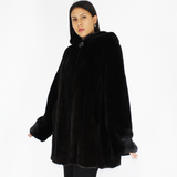 Blackglama ¾ coat with hood