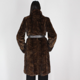 Demi-buff mink pat coat