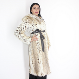 Lynx coat with hood