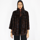 Demi-buff mink jacket