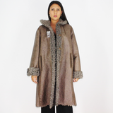 Exclusive Wieckie lamb coat with hood