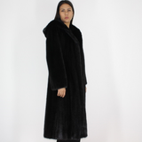 Black mink coat