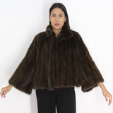 NI Colored khaki mink jacket