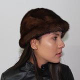 Brown Mink hat