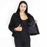 Astrakhan black jacket