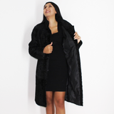 Astrakhan black coat