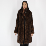 Demi-buff mink pat coat