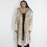 Lynx coat with hood
