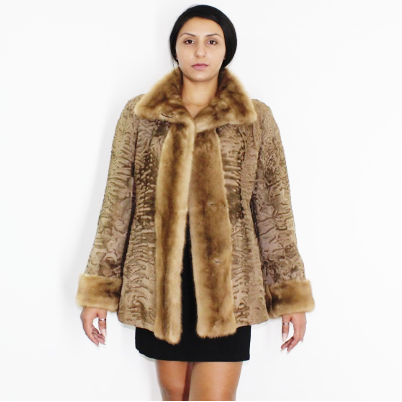 PALOMINO MINK FUR COAT 