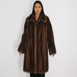 Wild glow mink coat