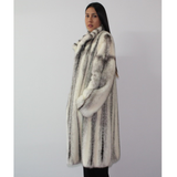 Black-cross mink coat